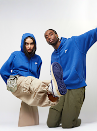 Nike, Sportswear Club Fleece Hoodie, blue, Image 1 of 4
