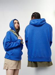 Nike, Sportswear Club Fleece Hoodie, blue, Image 2 of 4