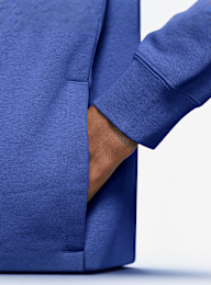 Nike, Sportswear Club Half-Zip Top, blue, Image 3 of 3