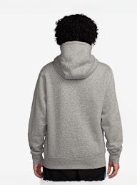 Nike, Club Fleece Hoodie, grey, Image 2 of 3