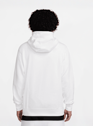 Nike  , Club Fleece Brushed-Back Hoodie, white, Image 2 of 5