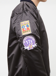 Mitchell & Ness, NBA Lightweight Satin Bomber Los Angeles Lakers, black, Image 4 of 7