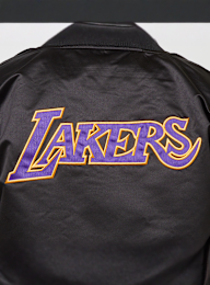 Mitchell & Ness, NBA Lightweight Satin Bomber Los Angeles Lakers, black, Image 5 of 7
