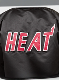Mitchell & Ness, NBA Lightweight Satin Bomber Miami Heat, zwart, Afbeelding 5 van 7