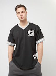Mitchell & Ness, NFL Fashion Mesh V-Neck Oakland Raiders, czarny, Obraz 1 z 5