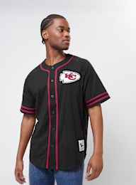 Mitchell & Ness, Fashion Cotton Button Front Kansas City Chiefs, zwart, Afbeelding 1 van 6