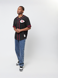 Mitchell & Ness, Fashion Cotton Button Front Kansas City Chiefs, zwart, Afbeelding 6 van 6