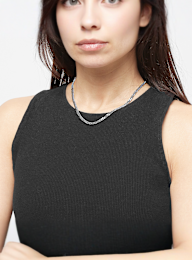 Karl Kani, Signature Bold Chain, srebrny, Obraz 4 z 4