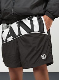 Karl Kani, Wavy Retro Black Trackshorts, czarny, Obraz 3 z 4