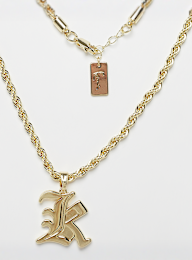 Karl Kani, Old Englisch Charm Helix Chain, goud, Afbeelding 2 van 4