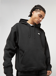 New Balance, Small Logo Brushed Hoodie, black, Image 1 of 4