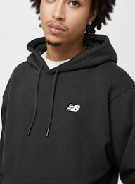 New Balance, Small Logo Brushed Hoodie, black, Image 3 of 4
