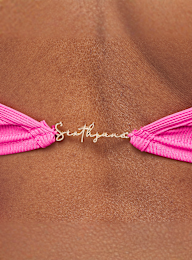 Sixth June, Cut Out Top Metal Gold, light pink, Image 3 of 4