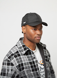 SNIPES, Basic Logo Ripstop Baseball Cap, black, Image 6 of 6