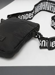 SNIPES, Rubber Badge Basic Logo Jaquard Strap Mobile Bag, black, Image 4 of 4