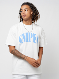 SNIPES, Serif Logo Tee, white, Image 1 of 5