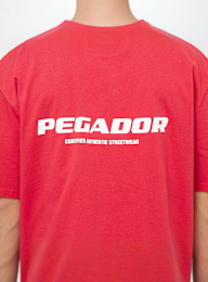 Pegador, Colne Logo Oversized Tee, red, Image 4 of 5