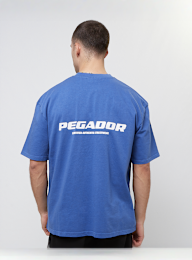 Pegador, Colne Logo Oversized Tee, blue, Image 1 of 5