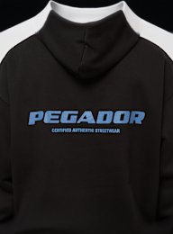 Pegador, Colne Logo Oversized Hoodie, black, Image 3 of 4