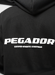 Pegador, Colne Logo Oversized Sweat Jacket, black, Image 4 of 5