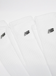 New Balance, 3 PACK - Essentials Cushioned Crew Socks, white, Image 2 of 2
