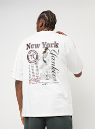 New Era, MLB Player Graphic Oversized Tee New York Yankees, white, Image 1 of 7