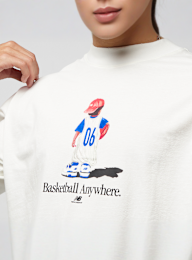 New Balance, Hoops Graphic T-Shirt, wit, Afbeelding 3 van 4