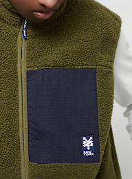 Zoo York, Sherpa Vest, green, Image 3 of 4