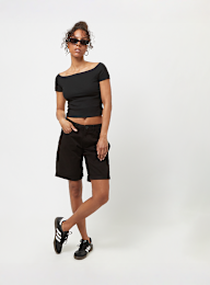 Urban Classics, Ladies Organic Cotton Bermuda Pants, black, Image 4 of 4