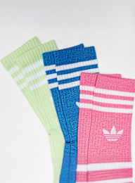 adidas Originals, adicolor 3 Stripes Crew Sokken (3 Pack), multicolor, Afbeelding 2 van 2