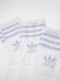 adidas Originals, 3 PACK - adicolor Crew Socks, white, Image 2 of 2