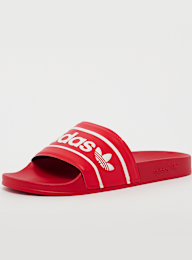 adidas Originals, adilette Badslippers, rood, Afbeelding 2 van 5
