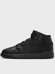 Jordan, Jordan 1 Mid (GS), zwart, Afbeelding 1 van 8