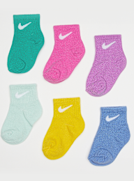 Nike, 6 PACK - Swoosh Infant Ankle Socks, multi-colour, Image 1 of 2