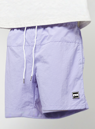 Urban Classics, Block Swim Shorts, purple, Image 3 of 5