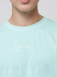 Karl Kani, Small Signature Essential Tee, turkoois, Afbeelding 3 van 4