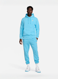 Nike, Sportswear Club Fleece Hoodie, blue, Image 6 of 6