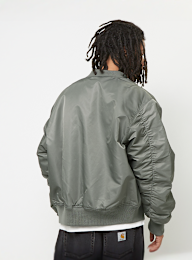 Karl Kani, Small Signature Distressed Bomber Jacke, grey, Image 2 of 5