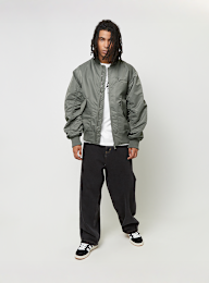 Karl Kani, Small Signature Distressed Bomber Jacke, grey, Image 5 of 5