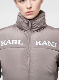 Karl Kani, Retro Essential Puffer Jacket, brown, Image 3 of 5