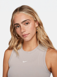 Nike, Sportswear Essentials Ripped Tanktop, beige, Image 3 of 4