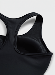 Nike, Swoosh Medium Support Padded Sports Bra, black, Image 6 of 6