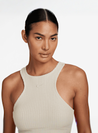 Nike, Sportswear Chill Knit Rib Midi Dress, beż, Obraz 3 z 3