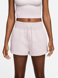 Nike, Sportswear Phoenix Fleece High Rise Short, purple, Image 2 of 5