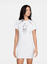 Nike, Sportswear Short-Sleeve Dress, wit, Afbeelding 1 van 5