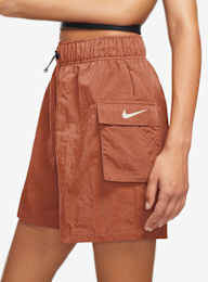 Nike, Sportswear Essential Woven High-Rise Shorts, bruin, Afbeelding 2 van 4