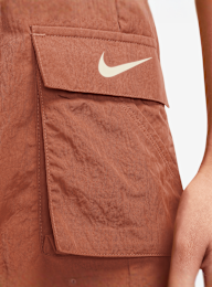 Nike, Sportswear Essential Woven High-Rise Shorts, brązowy, Obraz 4 z 4