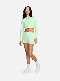 Nike, Sportswear Chill French-Terry Shorts, groen, Afbeelding 6 van 6
