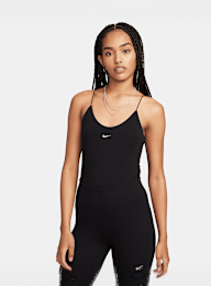 Nike, Sportswear Chill Knit Cami-Bodysuit, zwart, Afbeelding 1 van 5