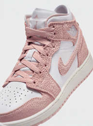 Jordan, Air Jordan 1 Mid SE (GS), light pink, Image 7 of 8